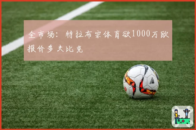全市场:特拉布宗体育欲1000万欧报价多夫比克
